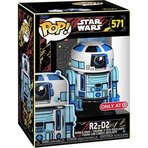 Funko Pop Star Wars R2-D2  571 Blue Retro Comic Cover Target Exclusive NIB